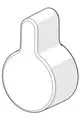 HANSA-Umstellknopf-HANSA-Chrom-59914324 gallery number 1